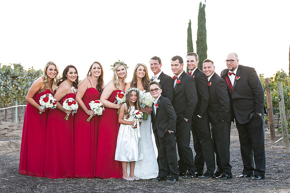 Beautiful wedding at Wiens Family Cellars Temecula Winery - Sarah & Shawn
