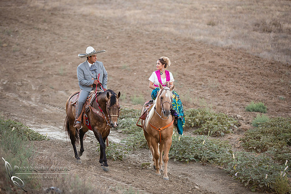 Engagement Photo by Menifee, Temecula, Fallbrook Wedding Photographer at Rancho R Los Agaves, Alfi and Angel