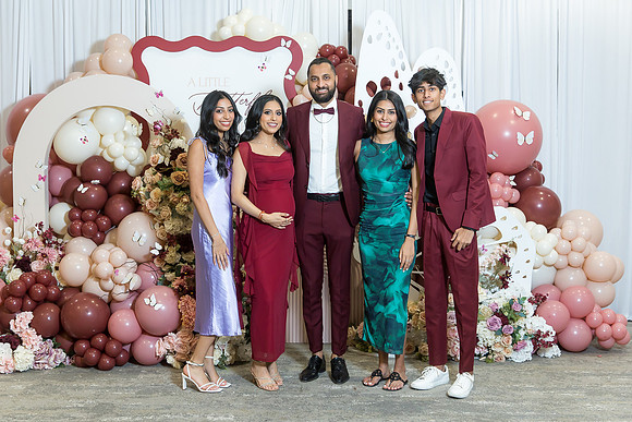 beautiful indian family little butterfly babyshower pooja parth-510