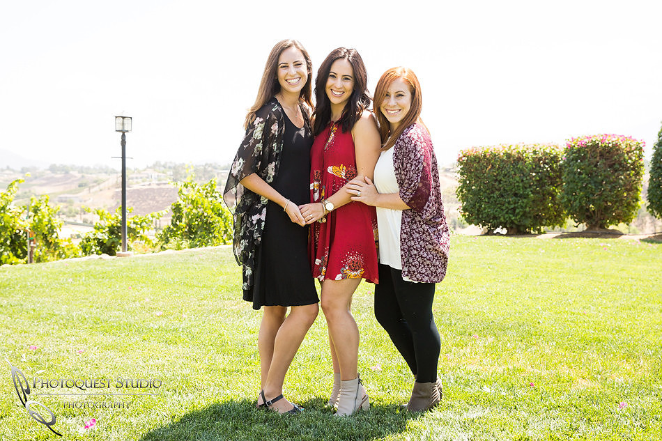 Sisters Love, Surprise Proposal at Temecula Winery by Wedding Photographer of Photoquest Studio