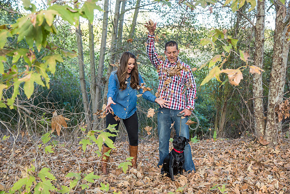 Southern California Engagement with nature in fall Photos in Fallbrook, San Diego by Temecula Winery Wedding Photographer, Sarah & Shawn