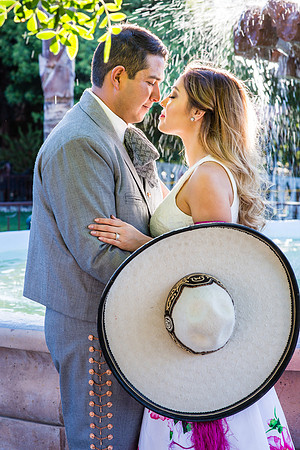 Engagement Photo by Menifee, Temecula, Fallbrook Wedding Photographer at Rancho R Los Agaves, Alfi and Angel
