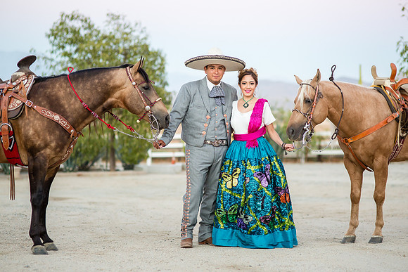 Engagement Photo by Menifee, Temecula, Fallbrook Wedding Photographer at Rancho R Los Agaves, Alfi and Angel