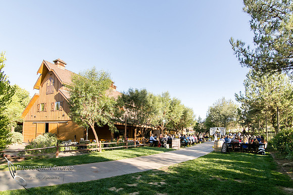 Wedding ceremony at Longshadow Ranch Winery by Temecula Wedding Photographer