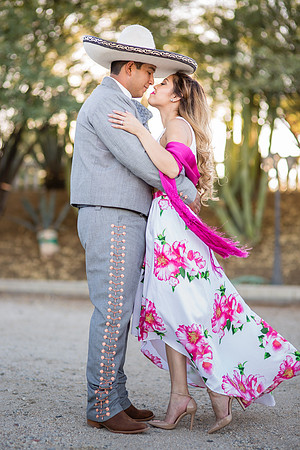 Engagement Photo by Menifee, Temecula, Fallbrook Wedding Photographer at Rancho R Los Agaves, Alfi and Angel