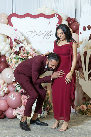 beautiful indian family little butterfly babyshower pooja parth-491