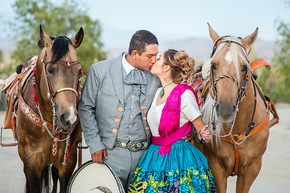 Engagement Photo by Menifee, Temecula, Fallbrook Wedding Photographer at Rancho R Los Agaves, Alfi and Angel