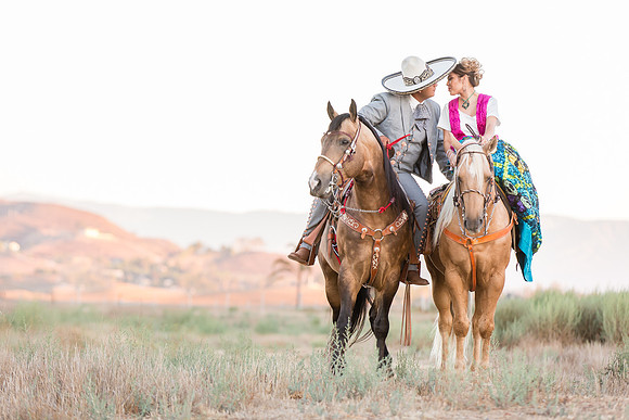 Engagement Photo by Menifee, Temecula, Fallbrook Wedding Photographer at Rancho R Los Agaves, Alfi and Angel