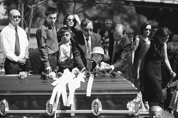 TL's Mom Funeral - B&W-231