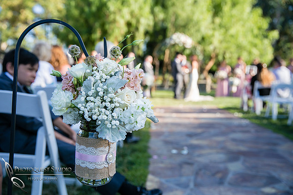 Wedding photo at Lake Oak Meadows, Temecula Winery by Photographer of Photoquest Studio