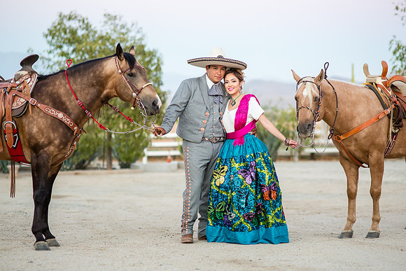 Engagement Photo by Menifee, Temecula, Fallbrook Wedding Photographer at Rancho R Los Agaves, Alfi and Angel