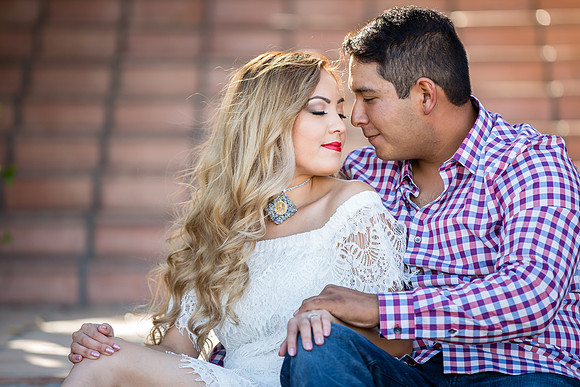 Engagement Photo by Menifee, Temecula, Fallbrook Wedding Photographer at Rancho R Los Agaves, Alfi and Angel