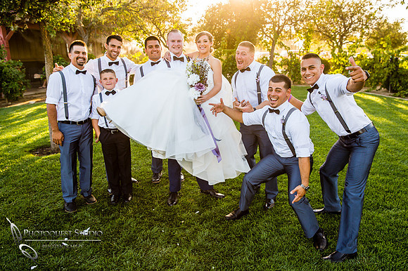 Wedding fun photo at Wiens Winery by Temecula wedding photographer
