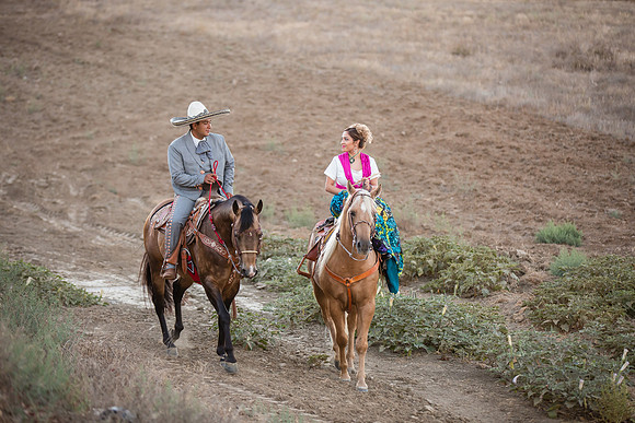 Engagement Photo by Menifee, Temecula, Fallbrook Wedding Photographer at Rancho R Los Agaves, Alfi and Angel