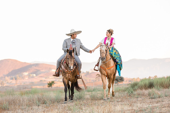 Engagement Photo by Menifee, Temecula, Fallbrook Wedding Photographer at Rancho R Los Agaves, Alfi and Angel