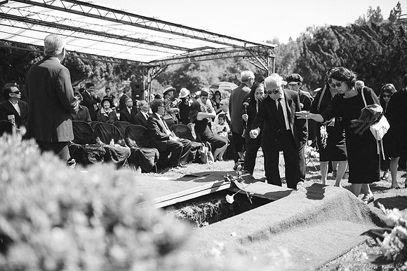 TL's Mom Funeral - B&W-251