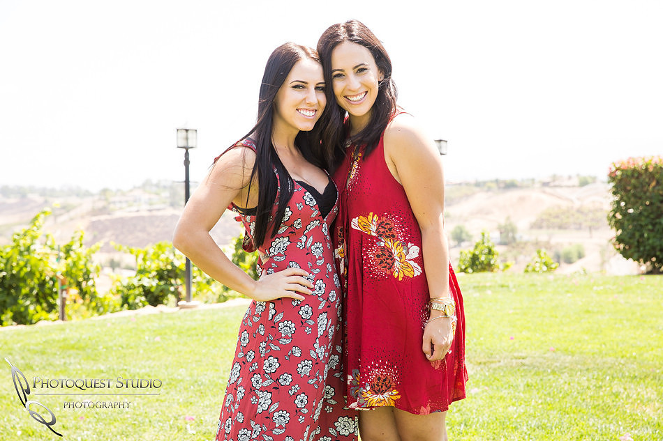 Best friend forever at Surprise Proposal at Callaway, Temecula Winery by Wedding Photographer