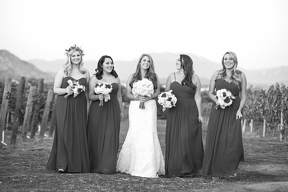 Beautiful wedding at Wiens Family Cellars Temecula Winery - Sarah & Shawn