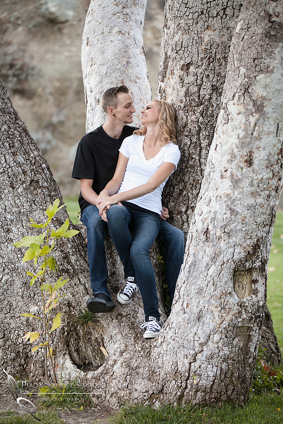 Lytle Creek, San Bernardino Engagement photo by Temecula wedding photographer