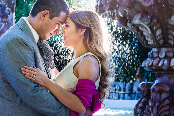 Engagement Photo by Menifee, Temecula, Fallbrook Wedding Photographer at Rancho R Los Agaves, Alfi and Angel