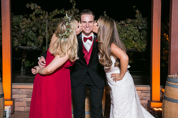 Beautiful wedding at Wiens Family Cellars Temecula Winery - Sarah & Shawn