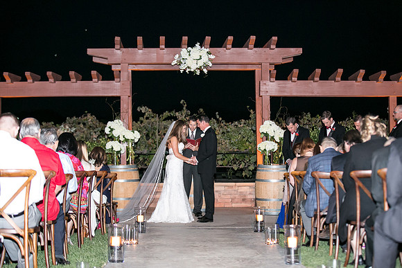 Beautiful wedding at Wiens Family Cellars Temecula Winery - Sarah & Shawn