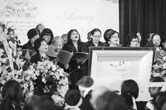 TL's Mom Funeral - B&W-86