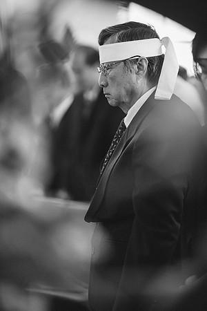 TL's Mom Funeral - B&W-106