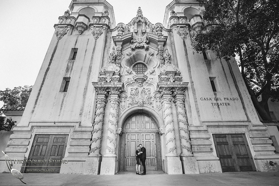 engagement photo at Balboa Park, San Diego documented by Temecula, San Diego Wedding Photographer