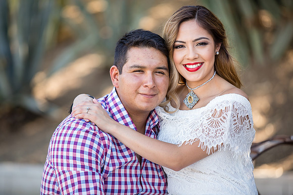 Engagement Photo by Menifee, Temecula, Fallbrook Wedding Photographer at Rancho R Los Agaves, Alfi and Angel