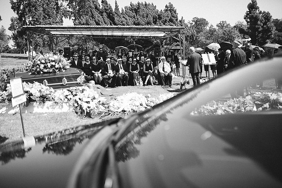TL's Mom Funeral - B&W-217