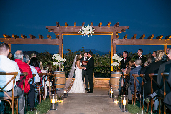 Beautiful wedding at Wiens Family Cellars Temecula Winery - Sarah & Shawn