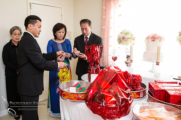 Engagement Photo, Tea Ceremony in Orange County - Uyen & Quoc Anh