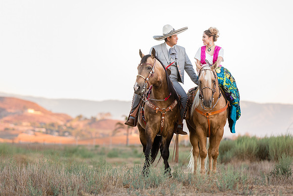 Engagement Photo by Menifee, Temecula, Fallbrook Wedding Photographer at Rancho R Los Agaves, Alfi and Angel