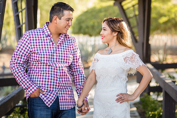 Engagement Photo by Menifee, Temecula, Fallbrook Wedding Photographer at Rancho R Los Agaves, Alfi and Angel