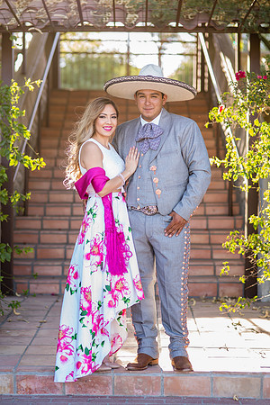 Engagement Photo by Menifee, Temecula, Fallbrook Wedding Photographer at Rancho R Los Agaves, Alfi and Angel