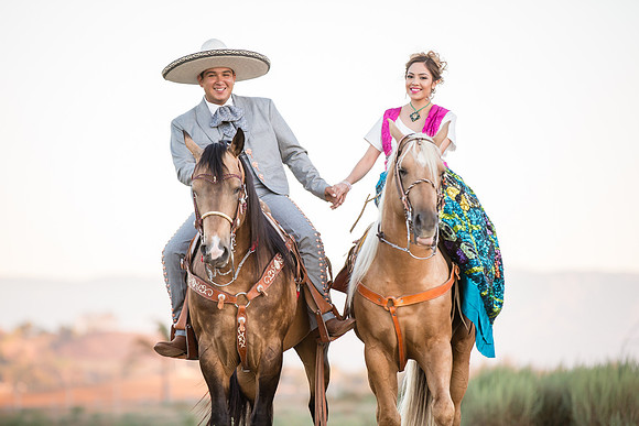 Engagement Photo by Menifee, Temecula, Fallbrook Wedding Photographer at Rancho R Los Agaves, Alfi and Angel