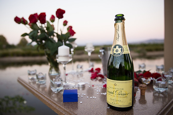 Surprise Proposal at Ponte Winery by Temecula Wedding Photographer