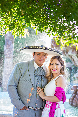 Engagement Photo by Menifee, Temecula, Fallbrook Wedding Photographer at Rancho R Los Agaves, Alfi and Angel