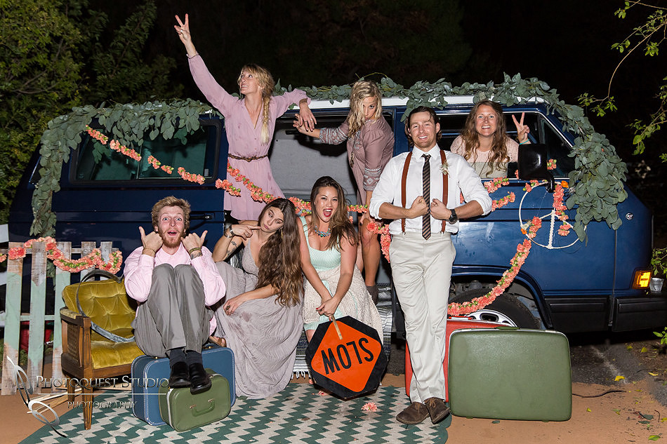 Old Van at Green Gables Estate, San Diego Premier Wedding by Temecula Wedding Photographer of Photoquest Studio Mel + Brendan Wedding