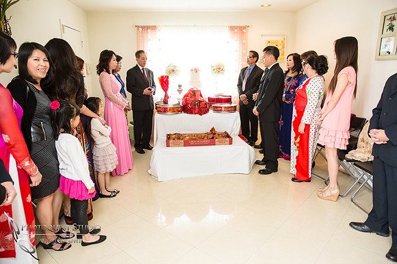 Engagement Photo, Tea Ceremony in Orange County - Uyen & Quoc Anh