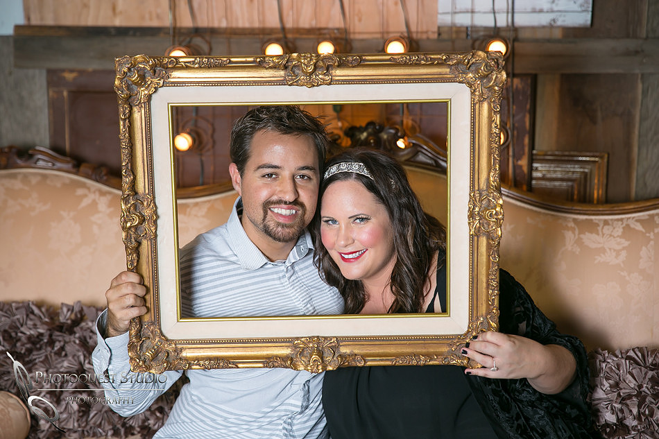 Engagement photo at Madam Palooza Vintage Rentals by Temcula Wedding Photographer 