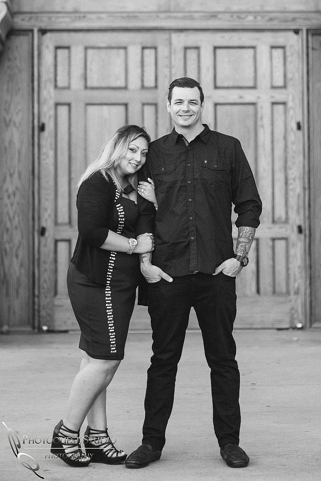 Black & White engagement at Balboa Park, San Diego by Temecula, San Diego Wedding Photographer