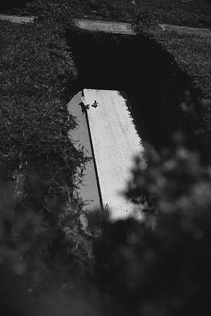 TL's Mom Funeral - B&W-268