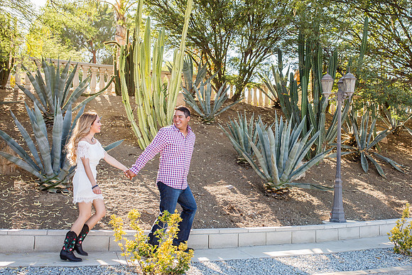 Engagement Photo by Menifee, Temecula, Fallbrook Wedding Photographer at Rancho R Los Agaves, Alfi and Angel