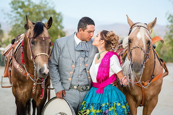 Engagement Photo by Menifee, Temecula, Fallbrook Wedding Photographer at Rancho R Los Agaves, Alfi and Angel
