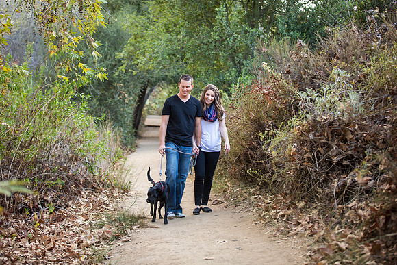 Southern California Engagement with nature in fall Photos in Fallbrook, San Diego by Temecula Winery Wedding Photographer, Sarah & Shawn