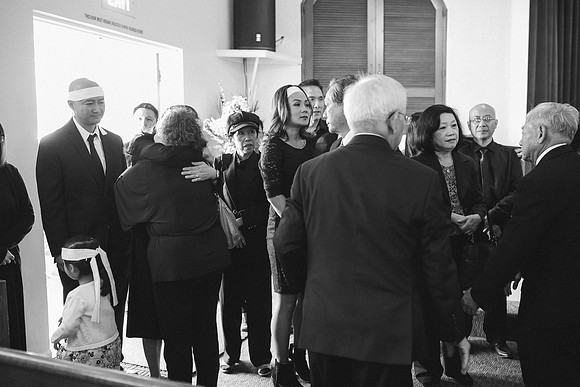 TL's Mom Funeral - B&W-135