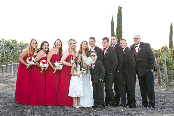 Beautiful wedding at Wiens Family Cellars Temecula Winery - Sarah & Shawn