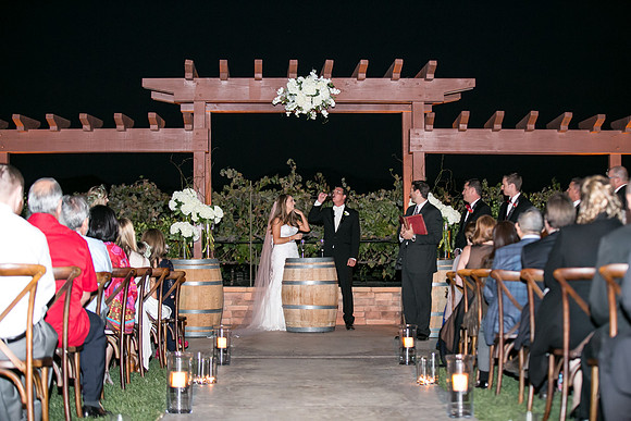 Beautiful wedding at Wiens Family Cellars Temecula Winery - Sarah & Shawn